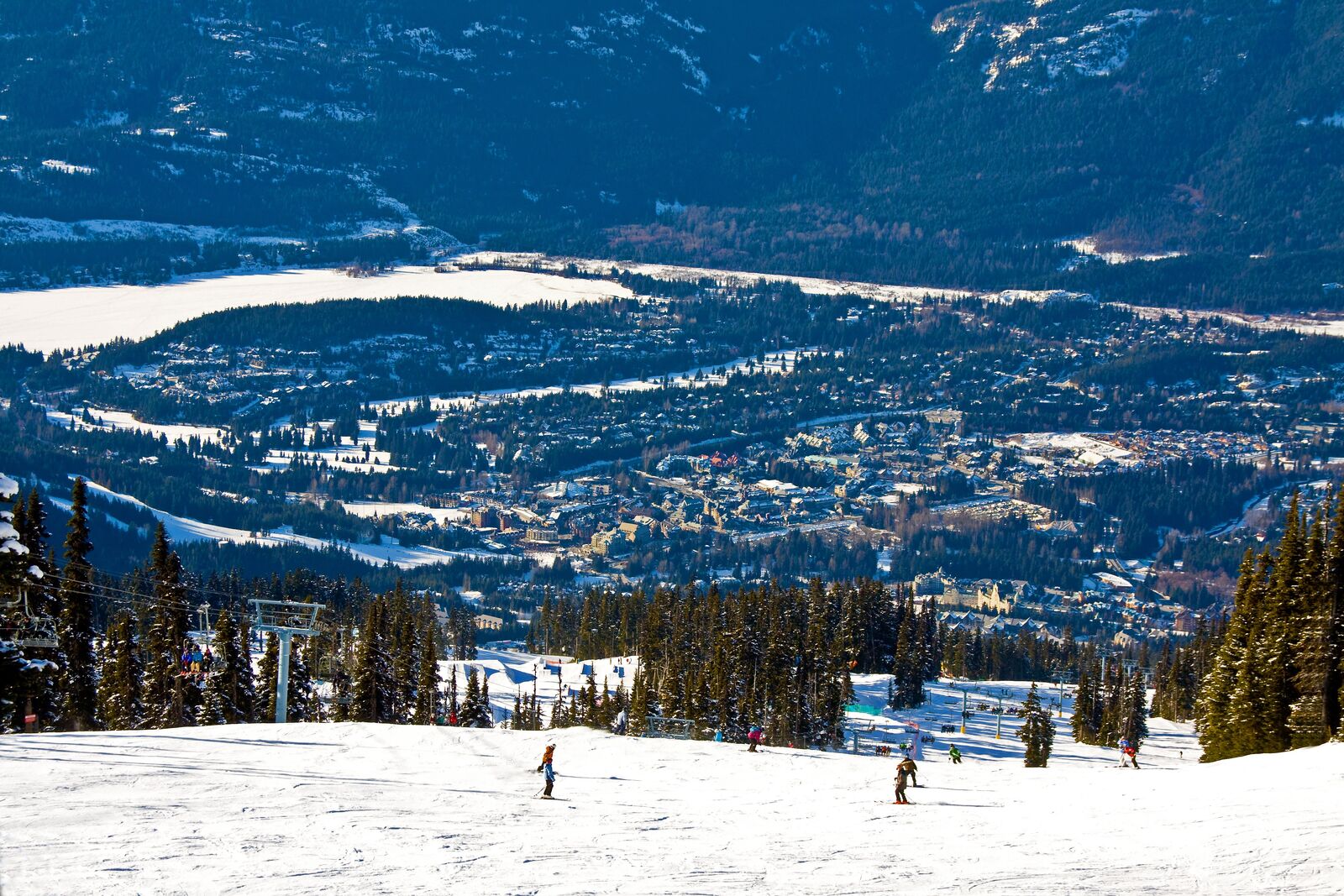 Whistler village in summer